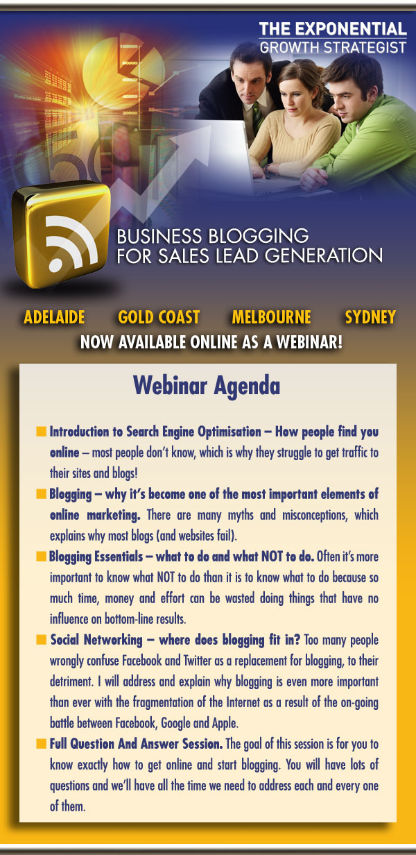 Business Blogging, Online Sales Leads, Web Leads, Lead Generation