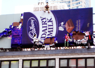 Cadbury billboard