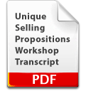 Unique Selling Propositions Workshop Transcript