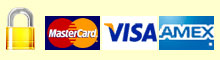 Secure Payment Gateway catered for Mastercard, VISA and Amex Payments